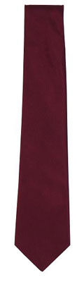 TE-10SS Necktie Plain Dark Red