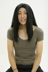 The Wig Long Hair (Black)