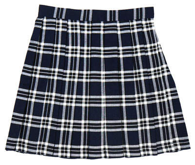 TE-10SS Pleated Skirt (Navy x White)  M