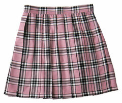 TE-10SS Pleated Skirt (Pink x Black x White)  M