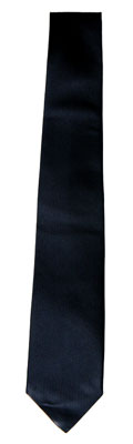 TE-10SS Plain Necktie Navy