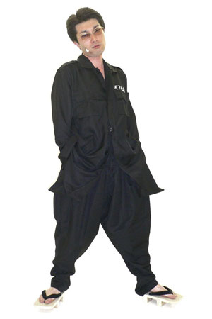 Tokkou-fuku Jacket Zenkoku Seiha Black Mens