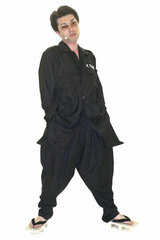 Tokkou-fuku Jacket Zenkoku Seiha Black Men's