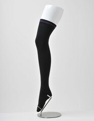 Cospatio Original Line - Super Long Over-knee Socks With Line / BLACK x PURPLE Line - M
