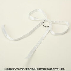 Cospatio Original - Wire Ribbon Bow Tie Style/ White