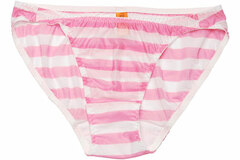Shimapan (Striped Panties) 1/1 Real Version Super Thin Bikini Panties (Pink) M Size