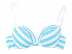 ShimaBra (Striped Bra) 1/1 Real Version with Wire/ LIGHT BLUE - Adult Free Size