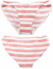 Shimapan (Striped Panties) 1/1 Real Version Bikini Panties (Pink) Ladies' M Size