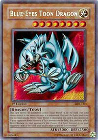 Blue-Eyes Toon Dragon - MRL-000 - Secret Rare - Unlimited Edition