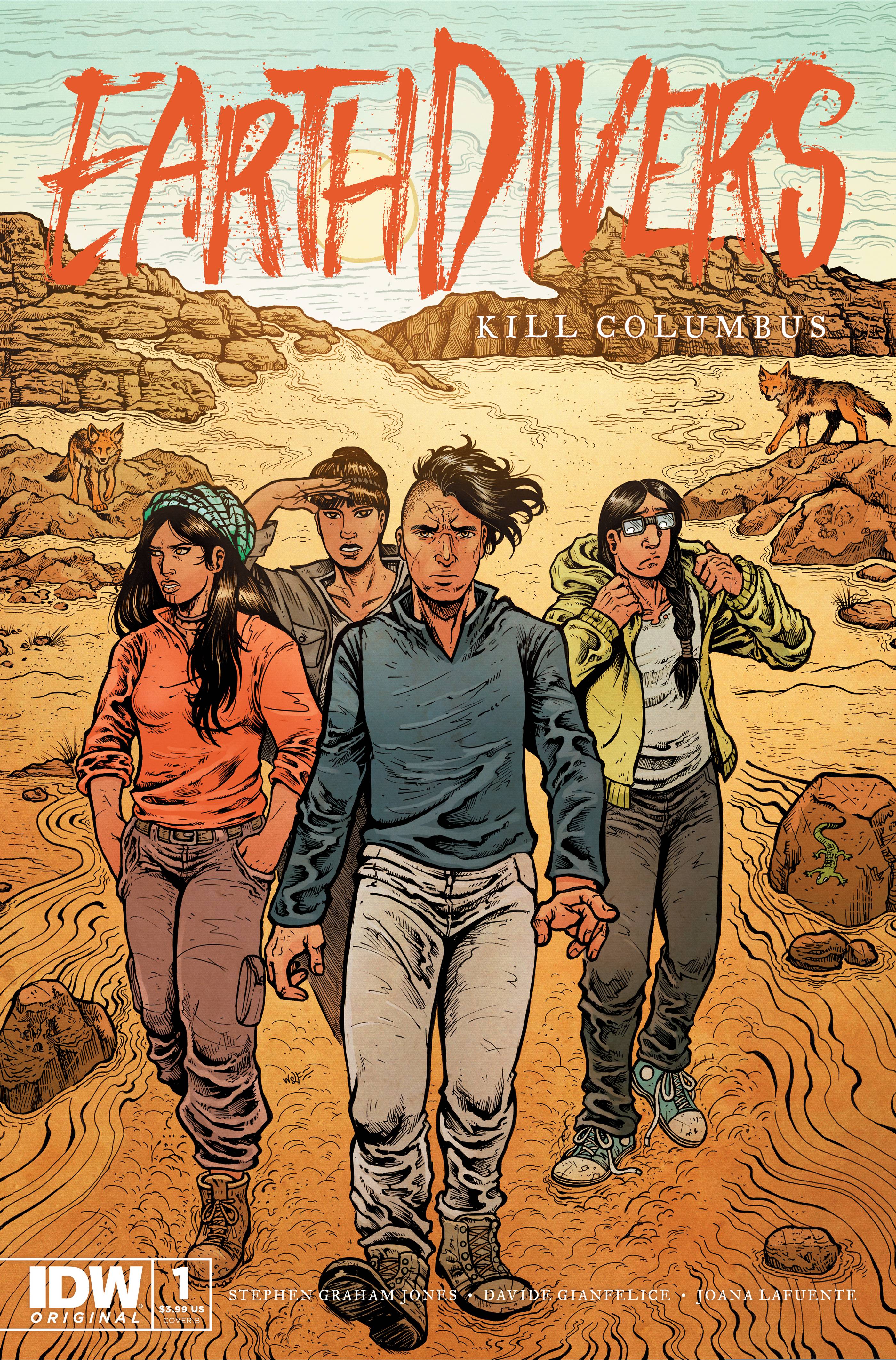 Earthdivers #1 Cvr B Wolf (MR) (STL237834)