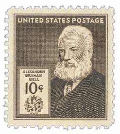 Famous Americans: 10c Alexander Graham Bell