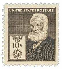 Famous Americans: 10c Alexander Graham Bell