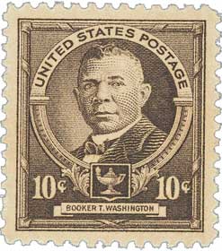 Famous Americans: 10c Booker T. Washington