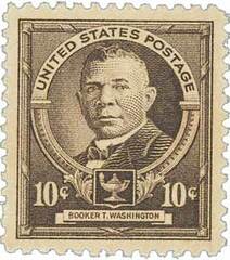 Famous Americans: 10c Booker T. Washington