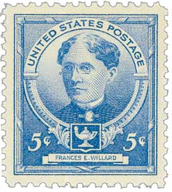 Famous Americans: 5c Frances E. Willard