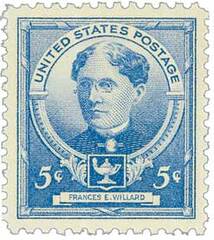 Famous Americans: 5c Frances E. Willard