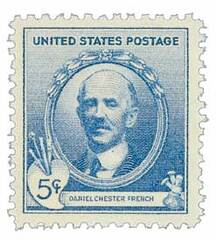 Famous Americans: 5c Daniel Chester French