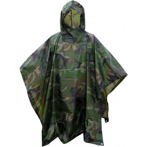 Angolian Military Woodland Poncho