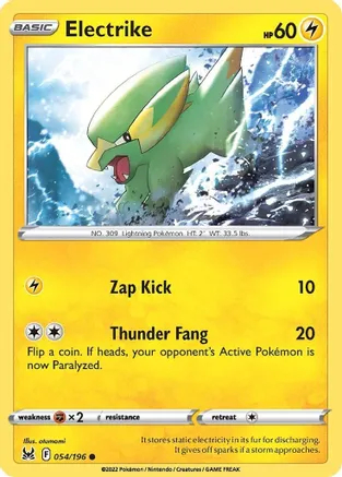 Electrike - 054/196 - Common - Reverse Holo