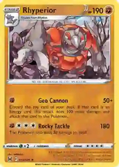 Rhyperior - 091/196 - Rare - Reverse Holo