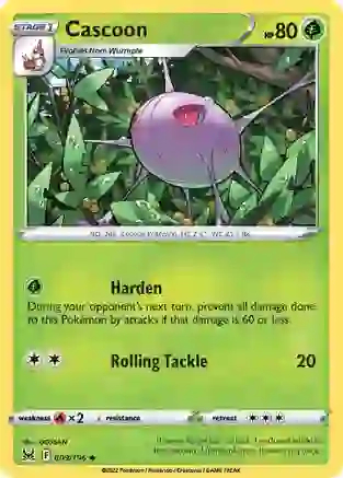 Cascoon - 009/196 - Uncommon - Reverse Holo