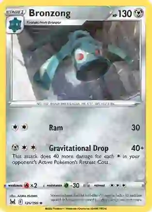 Bronzong - 126/196 - Uncommon - Reverse Holo