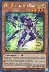 ZS - Ascended Sage - MP22-EN059 - Prismatic Secret Rare - 1st Edition