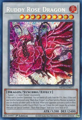 Ruddy Rose Dragon - MP22-EN077 - Prismatic Secret Rare - 1st Edition