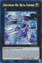 Drytron Mu Beta Fafnir - MP22-EN084 - Prismatic Secret Rare - 1st Edition