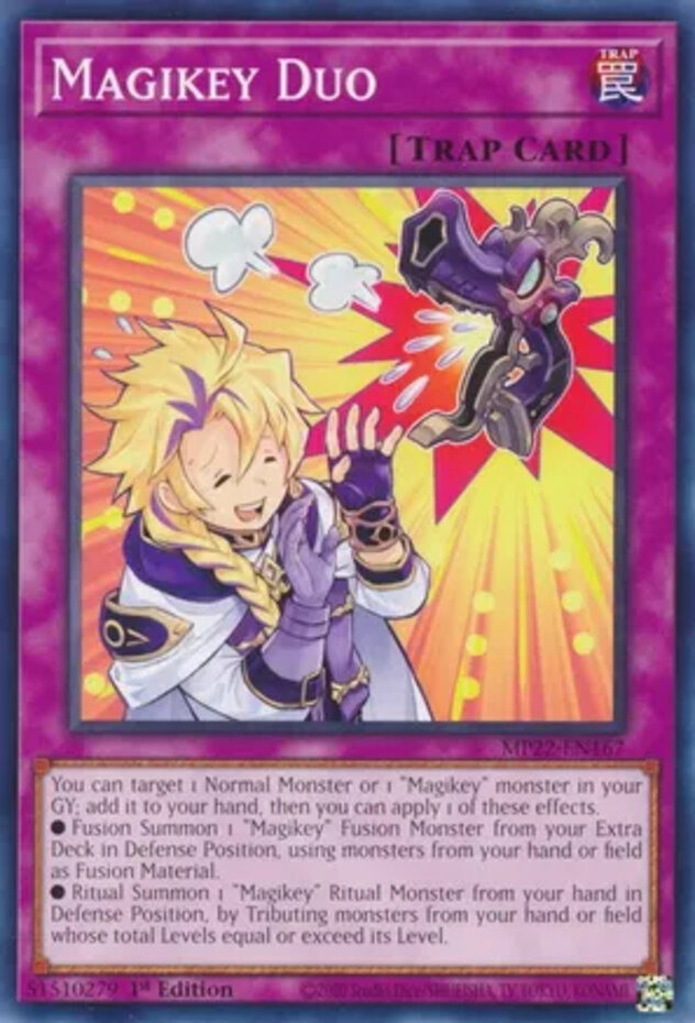 x3 Magikey Duo - MP22-EN167 - Common - 1st Edition Yu-Gi-Oh! M/NM