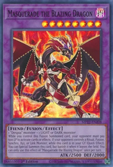 Masquerade the Blazing Dragon - MP22-EN208 - Super Rare - 1st Edition