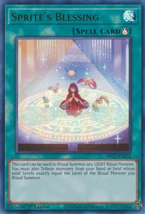 Sprites Blessing - MP22-EN252 - Ultra Rare - 1st Edition
