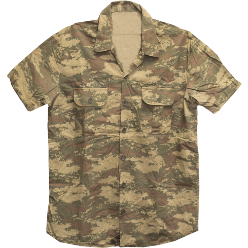 Turkish Military Short Sleeve Field Shirt, Used