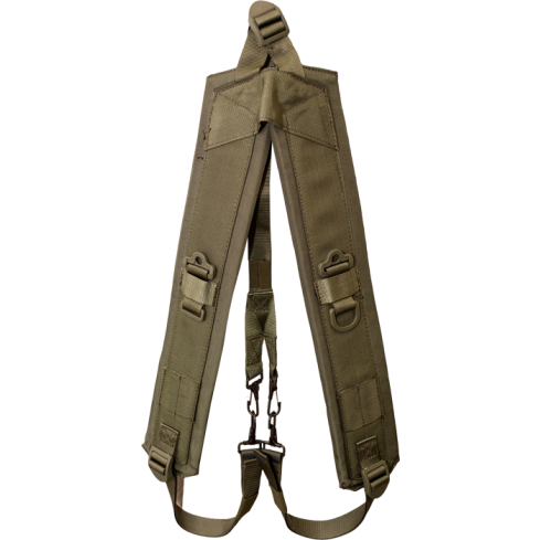 Italian Military Padded Y Suspenders