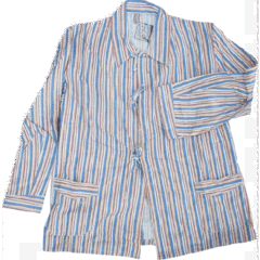 Vintage Bulgarian Military Men's Flannel Lined Pajamas