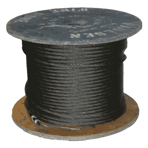 Wire rope, 3/8, 165 spool