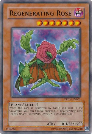 Regenerating Rose - PTDN-EN005 - Common - Unlimited Edition