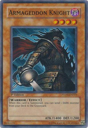 Armageddon Knight - PTDN-EN021 - Super Rare - Unlimited Edition