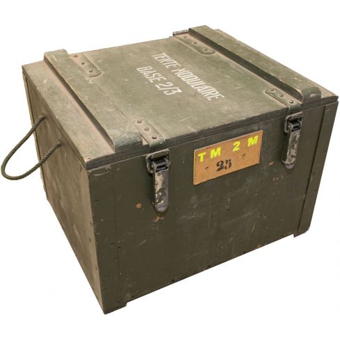 French Military Tent Transport Box