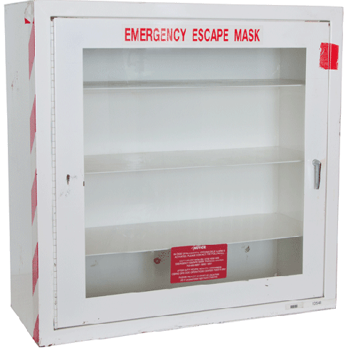 U.S. G.I. Glass Front Wall Cabinet