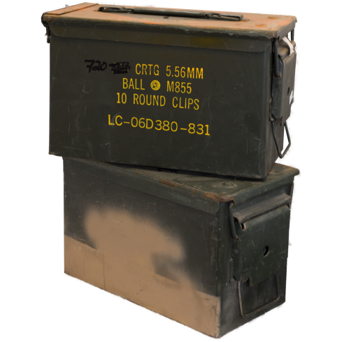 Ammo Box, .50 Cal. Can