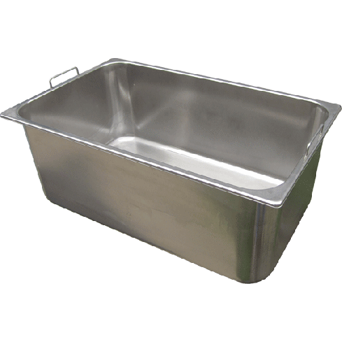Italian Military Large Stainless Steel Pan