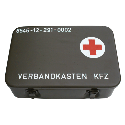 German Military Waterproof Medic Box, Used