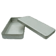 French Military Aluminum Trinket Box, 4 pack