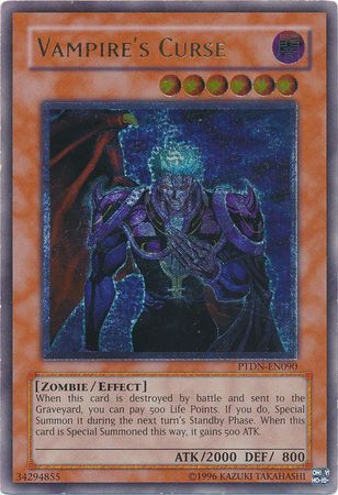 Vampires Curse - PTDN-EN090 - Ultimate Rare - Unlimited Edition