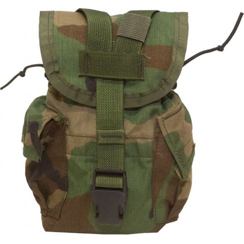 U.S. G.I. Canteen Utility Pouch, Woodland Camo