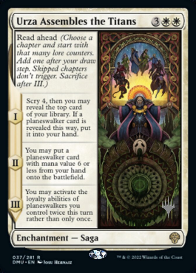 Urza Assembles the Titans - Foil - Promo Pack