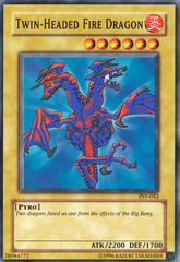 Twin-Headed Fire Dragon - PSV-042 - Common - Unlimited Edition