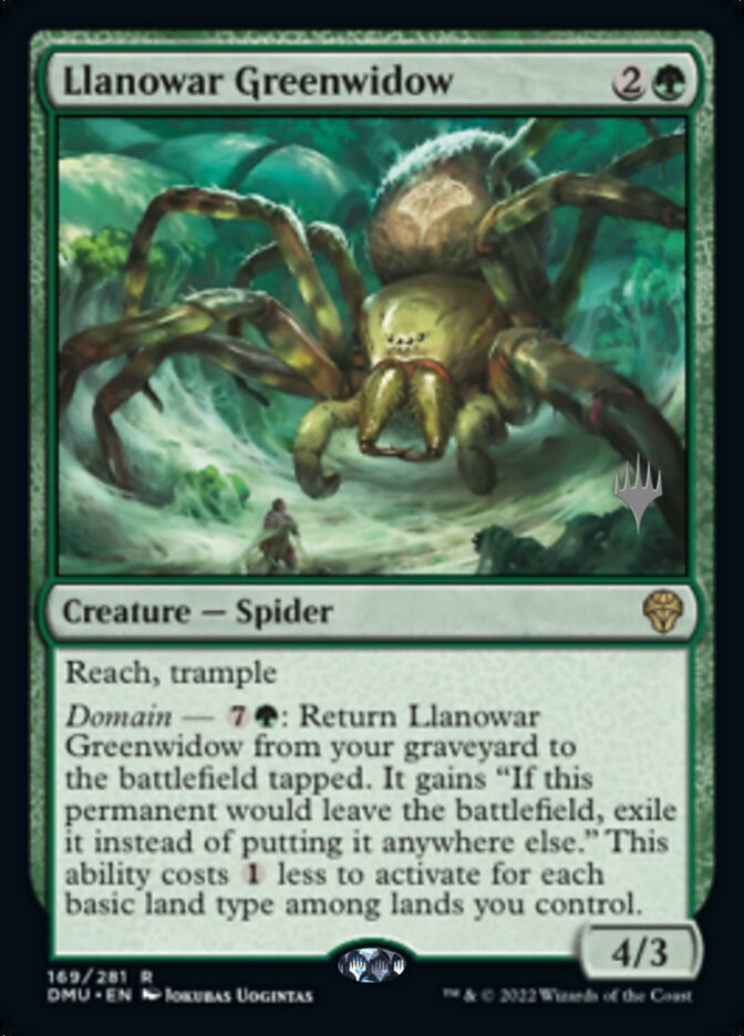 Llanowar Greenwidow - Promo Pack