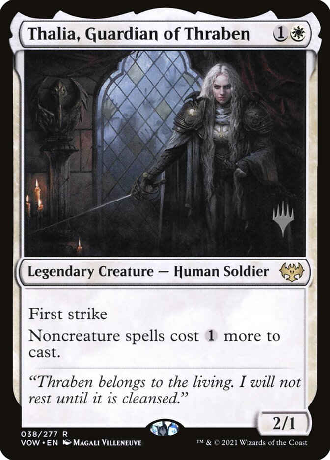Thalia, Guardian of Thraben - Foil - Promo Pack Thalia, Guardian of Thraben - Foil - Promo Pack